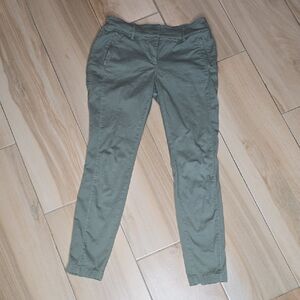 LOFT Sage Green Ankle Jeans